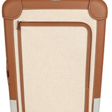 Hermes R.M.S. Cabine Cargo Suitcase Ecru & Beige Toile H and Fauve Regate Palladium Hardware - Thumbnail View 10