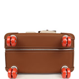 Hermes R.M.S. Cabine Cargo Suitcase Ecru & Beige Toile H and Fauve Regate Palladium Hardware - Thumbnail View 7