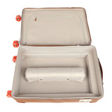 Hermes R.M.S. Cabine Cargo Suitcase Ecru & Beige Toile H and Fauve Regate Palladium Hardware - Thumbnail View 13
