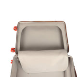 Hermes R.M.S. Cabine Cargo Suitcase Ecru & Beige Toile H and Fauve Regate Palladium Hardware - Thumbnail View 14