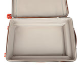 Hermes R.M.S. Cabine Cargo Suitcase Ecru & Beige Toile H and Fauve Regate Palladium Hardware - Thumbnail View 15