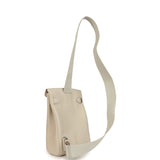 Hermes HAC A Dos PM Backpack Craie Togo Palladium Hardware - Thumbnail View 8