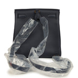 Hermes Kelly Ado II Backpack Bleu Nuit Evercolor Gold Hardware - Thumbnail View 4