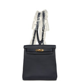 Hermes Kelly Ado II Backpack Bleu Nuit Evercolor Gold Hardware - Thumbnail View 7