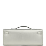 Hermes Kelly Cut Argent Chevre Chamkilight Palladium Hardware