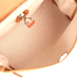 Hermes Special Order (HSS) Herbag Zip PM 31 "Circuit 24" Fauve and Ecru Toile H Canvas and Fauve Hunter Lacquered Palladium Hardware - Thumbnail View 12