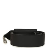 Hermes Kelly Pocket Bag Strap 105CM Black Swift and Epsom Palladium Hardware - Thumbnail View 3