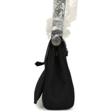 Hermes Herbag Zip 20 Mini Black Toile Militaire Canvas and Vache Hunter Palladium Hardware - Thumbnail View 3