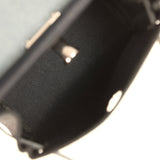 Hermes Herbag Zip 20 Mini Black Toile Militaire Canvas and Vache Hunter Palladium Hardware - Thumbnail View 10