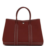 Hermes Garden Party 30 Rouge H Toile H and Negonda Palladium Hardware - Thumbnail View 1