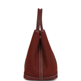 Hermes Garden Party 30 Rouge H Toile H and Negonda Palladium Hardware - Thumbnail View 3