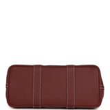Hermes Garden Party 30 Rouge H Toile H and Negonda Palladium Hardware - Thumbnail View 6