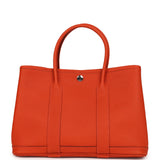 Hermes Garden Party 30 Capucine Negonda Palladium Hardware - Thumbnail View 1