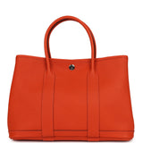 Hermes Garden Party 30 Capucine Negonda Palladium Hardware - Thumbnail View 4