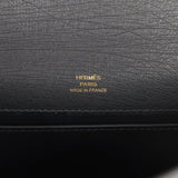 Hermes Kelly Pochette Caban Ostrich Gold Hardware