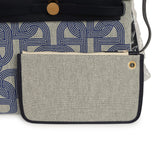 Hermes Herbag Zip PM 31 "Circuit 24" Bleu Royal, Ecru Toile H Canvas and Bleu Indigo Vache Hunter Leather Gold Hardware - Thumbnail View 11