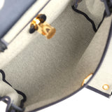 Hermes Herbag Zip PM 31 "Circuit 24" Bleu Royal, Ecru Toile H Canvas and Bleu Indigo Vache Hunter Leather Gold Hardware - Thumbnail View 12