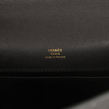 Hermes Kelly Pochette Black Ostrich Gold Hardware - Thumbnail View 7