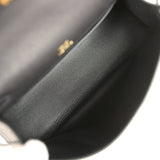 Hermes Kelly Pochette Black Ostrich Gold Hardware - Thumbnail View 8
