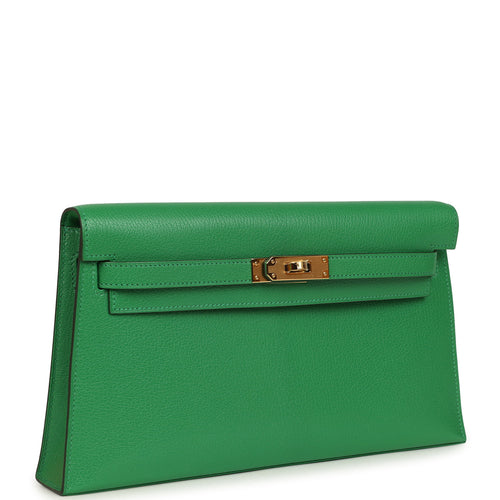 Hermes Kelly Elan Bambou Chevre Chamkila Gold Hardware