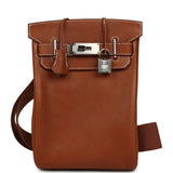 Hermes HAC A Dos PM Backpack Fauve Barenia Faubourg Palladium Hardware - Thumbnail View 1