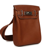 Hermes HAC A Dos PM Backpack Fauve Barenia Faubourg Palladium Hardware - Thumbnail View 2