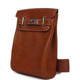 Hermes HAC A Dos PM Backpack Fauve Barenia Faubourg Palladium Hardware - Thumbnail View 5
