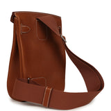 Hermes HAC A Dos PM Backpack Fauve Barenia Faubourg Palladium Hardware - Thumbnail View 6