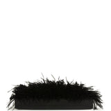 Hermes Kelly Elan Foile Black Matte Porosus Crocodile and Ostrich Feathers Palladium Hardware - Thumbnail View 6