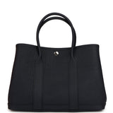 Hermes Garden Party 30 Bleu Indigo Negonda Palladium Hardware - Thumbnail View 1