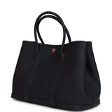 Hermes Garden Party 30 Bleu Indigo Negonda Palladium Hardware - Thumbnail View 5