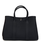 Hermes Garden Party 30 Bleu Indigo Negonda Palladium Hardware - Thumbnail View 4