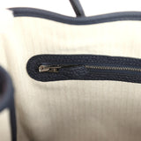 Hermes Garden Party 30 Bleu Indigo Negonda Palladium Hardware - Thumbnail View 8