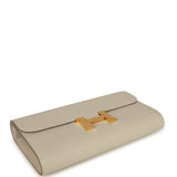 Hermes Constance Wallet To Go Craie Epsom Gold Hardware - Thumbnail View 5