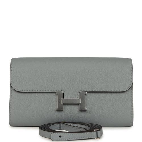 Hermes Constance Wallet To Go Gris Pantin Evercolor Palladium Hardware