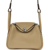 Hermes Mini Lindy II Trench Verso Clemence Palladium Hardware - Thumbnail View 1