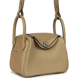 Hermes Mini Lindy II Trench Verso Clemence Palladium Hardware - Thumbnail View 2
