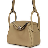Hermes Mini Lindy II Trench Verso Clemence Palladium Hardware - Thumbnail View 5