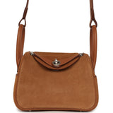 Hermes Mini Lindy II Chamois Grizzly Gold Swift Palladium Hardware - Thumbnail View 1