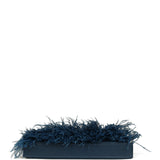 Hermes Kelly Elan Foile Deep Blue Chevre Chamkila and Ostrich Feathers Palladium Hardware - Thumbnail View 6