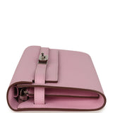 Hermes Kelly Wallet To Go Mauve Sylvestre Epsom Palladium Hardware - Thumbnail View 5