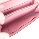 Hermes Kelly Wallet To Go Mauve Sylvestre Epsom Palladium Hardware - Thumbnail View 10