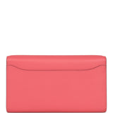 Hermes Constance Wallet To Go Rose Azalee Evercolor Palladium Hardware - Thumbnail View 4