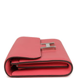 Hermes Constance Wallet To Go Rose Azalee Evercolor Palladium Hardware - Thumbnail View 5