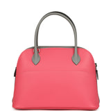 Hermes Special Order (HSS) Bolide 27 Rose Azalee and Gris Mouette Epsom Palladium Hardware - Thumbnail View 4