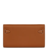 Hermes Kelly Wallet To Go Gold Epsom Gold Hardware - Thumbnail View 4
