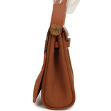 Hermes Herbag Zip 20 Mini Fauve Toile H Canvas and Vache Hunter Gold Hardware - Thumbnail View 3