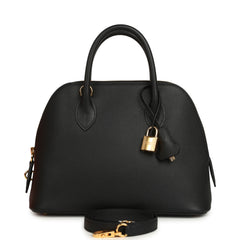 Hermes 1923 Bolide 25 Black Epsom Palladium Hardware