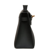 Hermes Kelly Pochette Black Swift Gold Hardware - Thumbnail View 3