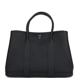 Hermes Garden Party 30 Bleu Indigo Negonda Palladium Hardware - Thumbnail View 1